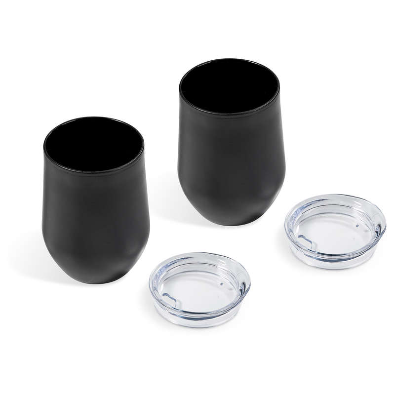 Serendipio Madison Cup Duo Set - 350ml - Black