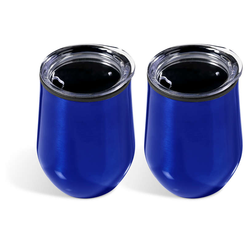 Serendipio Madison Cup Duo Set - 350ml - Blue