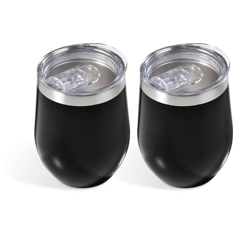 Serendipio Sheridan Cup Duo Set - 300ml - Black