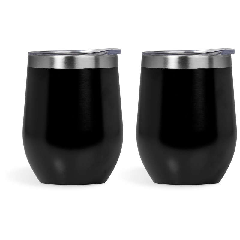 Serendipio Sheridan Cup Duo Set - 300ml - Black