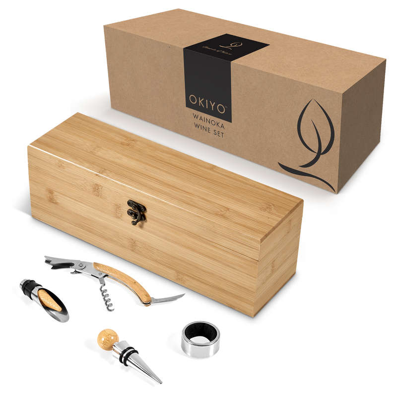 Okiyo Wainoka Wine Set - Natural