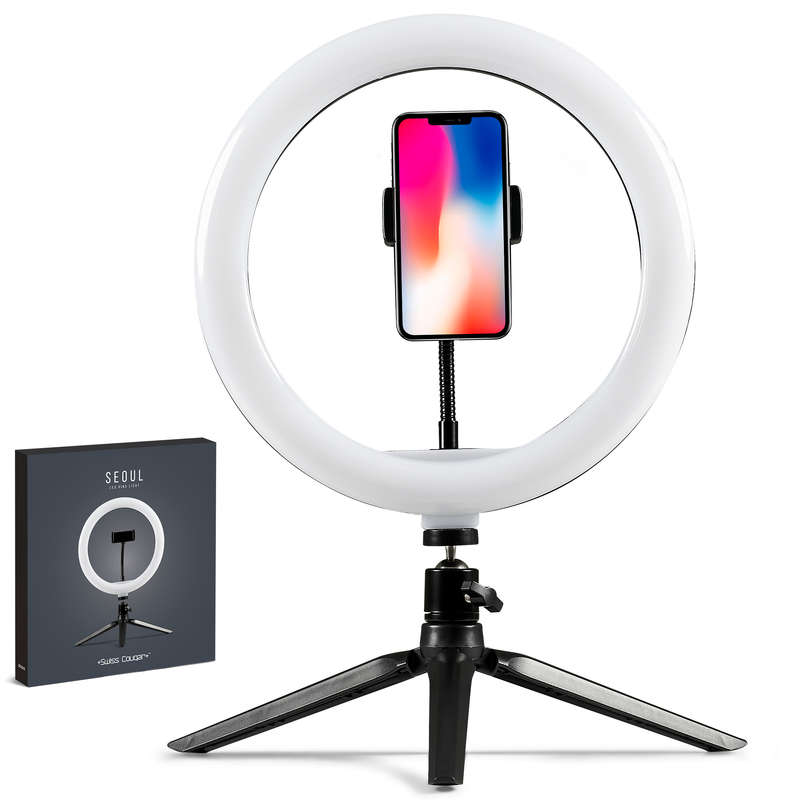Swiss Cougar Seoul LED Ring Light - Black Only