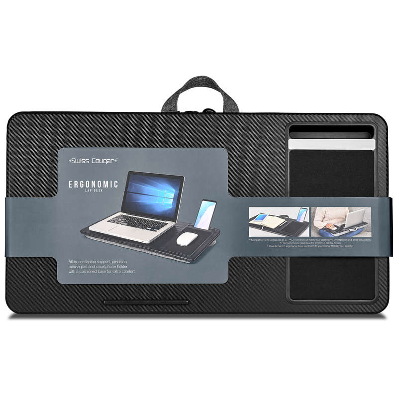 Swiss Cougar Ergonomic Lap Desk - Black only