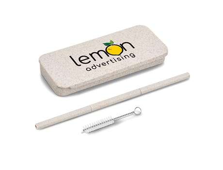 Okiyo Saiko Wheat Straw Straw Set - Natural