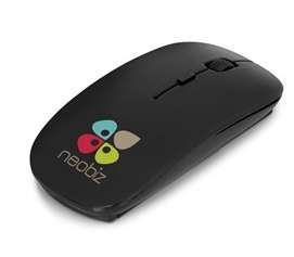 Omega Wireless Optical Mouse - Black