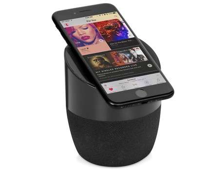 Swiss Cougar Tokyo Wireless Charger & Bluetooth Speaker - Black