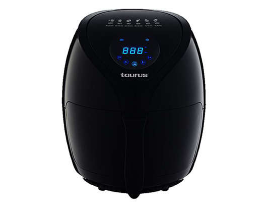 Air Fryer With Timer Digital Plastic Black 2.6L 1400W "Fredigora Aire"