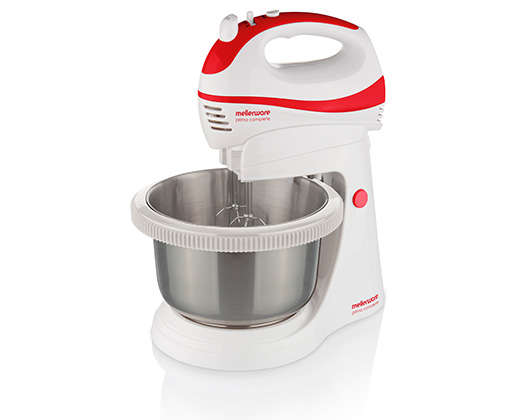 Hand Mixer 5 Speed Stainless Steel White 2.5l 200W "Prima Complete"