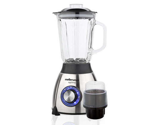 Jug Blender With Coffee Mill Stainless Steel Brushed 1.5L 550W "Optima"