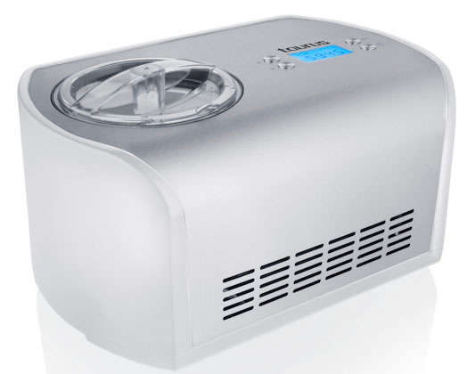 Ice Cream Maker LCD Display Stainless Steel Brushed 1.2l 135W "Casa Gelat"