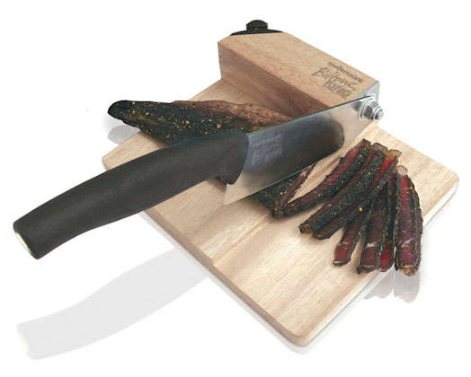 Food Cutter Detachable Knife Wood "Biltong King"