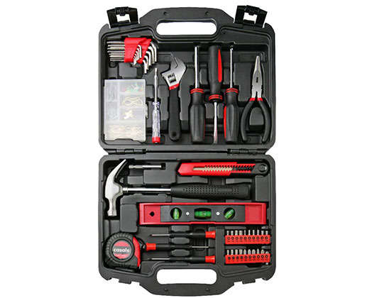 Hand Tools 145 Piece Set Steel Red