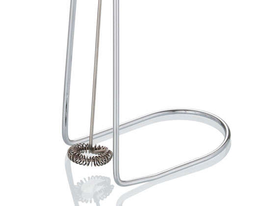 Milk Frother Battery Operated Stainless Steel Brushed 3V "Whipmaster"