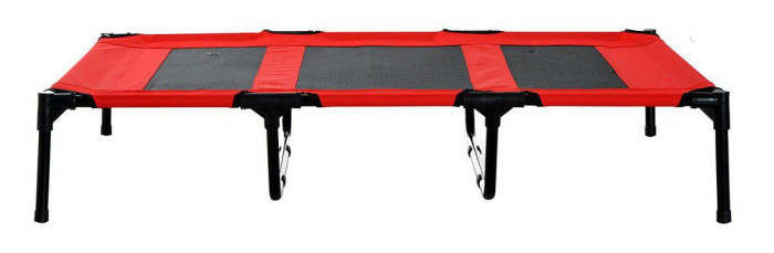 Dog Elevated Cot Bed - XLarge (Red)