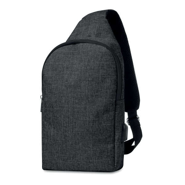 2 Tone Satchel - Black