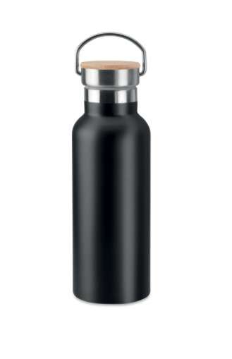 Double Wall Stainless Steel Flask - Black