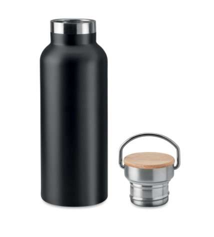 Double Wall Stainless Steel Flask - Black
