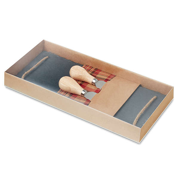 Slate Cheeseboard Set - Black