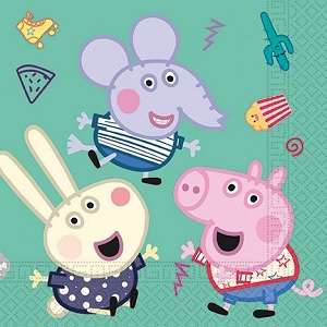 PEPPA PIG MESSY PLAY 2PLY PNAPKINS 33X33CM 20CT