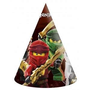 LEGO NINJAGO PAPER HATS 6CT