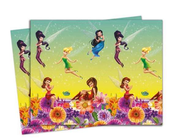 FAIRIES MAGIC PLASTIC TABLECOVER 120X180CM 1CT