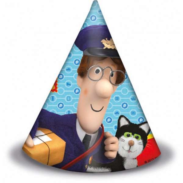POSTMAN PAT HATS 6CT