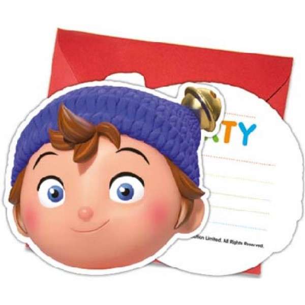 NODDY DIE CUT INVITES&ENVELOPES 6CT