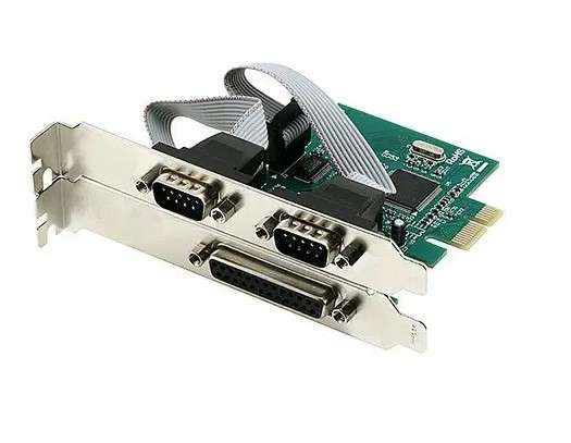 2 X SERIAL 1 X PARALLEL PCI-E 1X LP