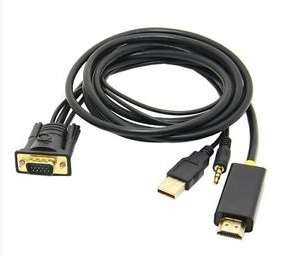 VGA (M)+AUDIO TO HDMI (M) CONVERTER 1.8M