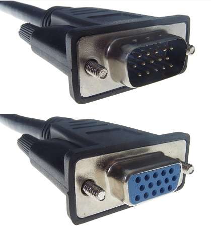 VGA EXTENSION CABLE M-F 10 MTR