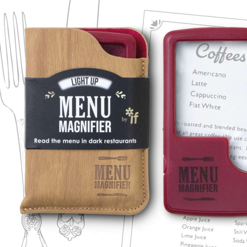 Light Up Menu Magnifier - Wine