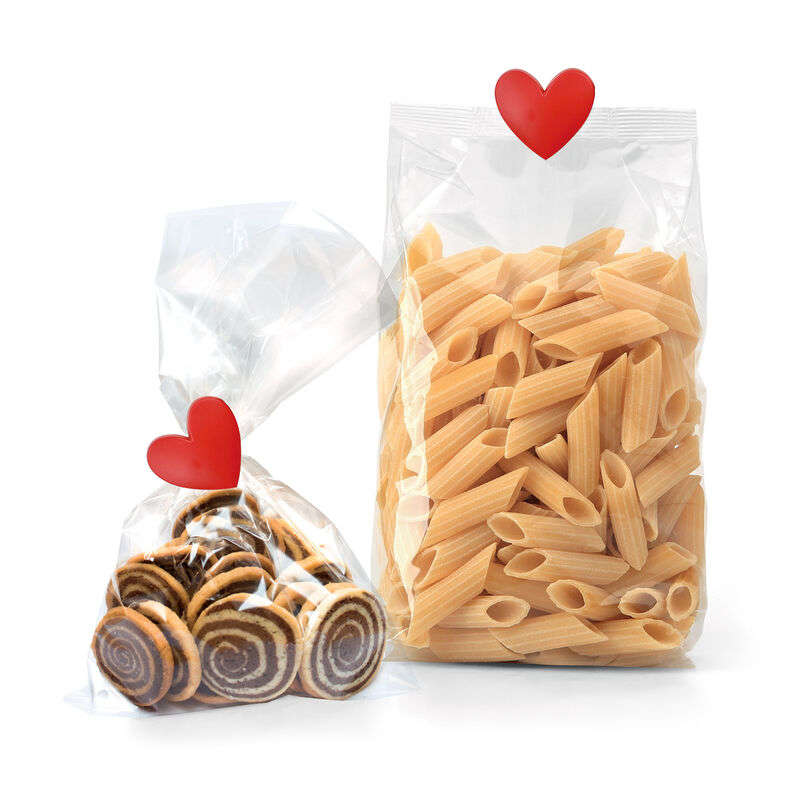 Bag Clips Heart 6 PCS