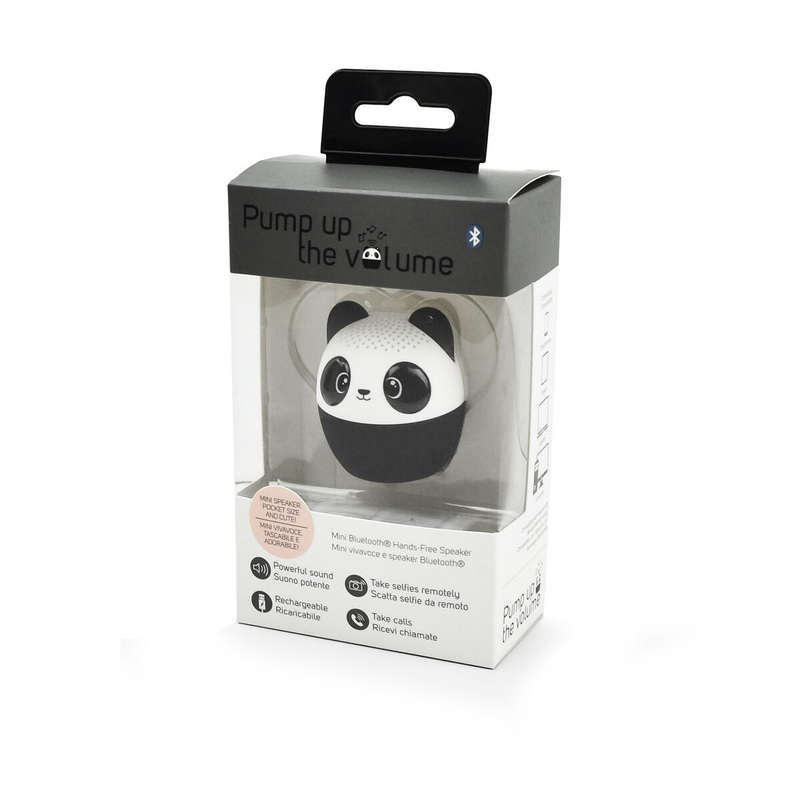 Pump Up the Volume Hands Free Speaker Panda