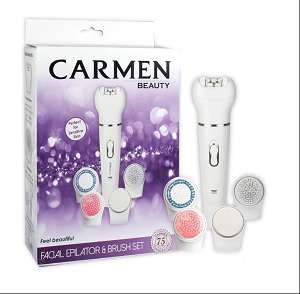 FACIAL EPILATOR & BRUSH SET