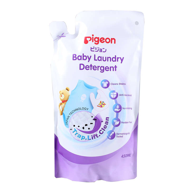 BABY LAUNDRY DETERGENT PLASTIC RE- FILL 450ML