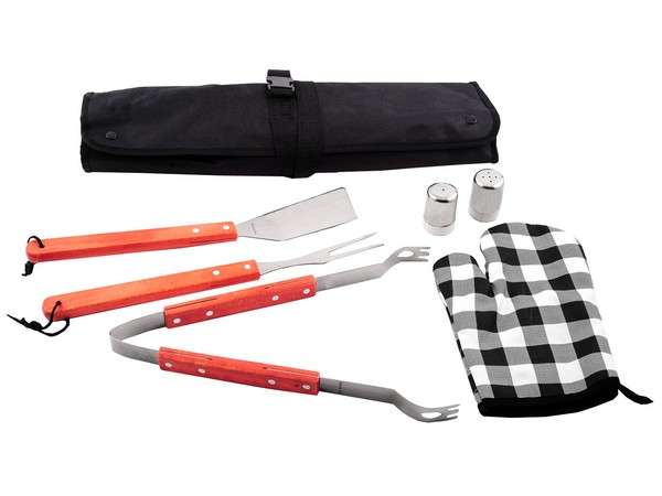 Wooden Braai Set Apron