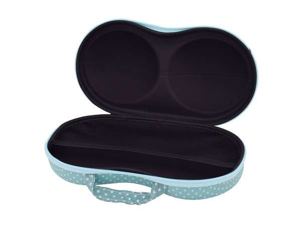 Bra Travel Case - Black - White