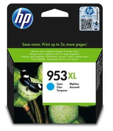 HP 953XL High Yield Original Ink Cartridge - Cyan
