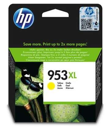 HP 953XL High Yield Original Ink Cartridge - Yellow