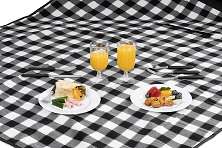 Everglades Picnic Blanket - Black