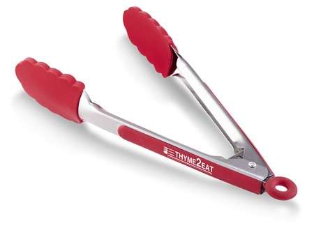Silicone Tongs - Red