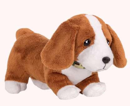 OG POSEABLE PUPS BASSET HOUND 6INCH