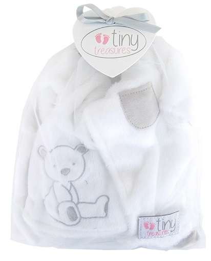 TINY TREASURES BABY TEDDY BEDTIME CUDDLES