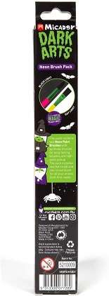 MICADOR DARK ARTS NEON BRUSH PACK PK2