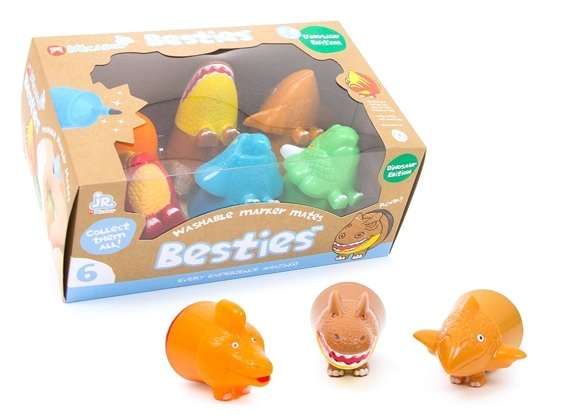 MICADOR JR. BESTIES MARKER MATES - DINO PACK 6