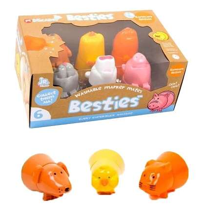 MICADOR JR. BESTIES MARKER MATES - BARNYARD PACK 6