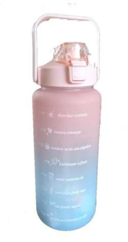2l Motivational Water Bottle - Pink
