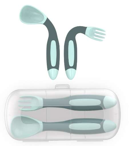 ABDL Silicone Adult Baby Training Spoon and Fork Set