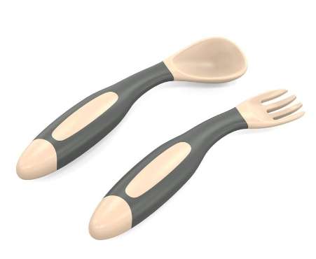 ABDL Silicone Adult Baby Training Spoon and Fork Set