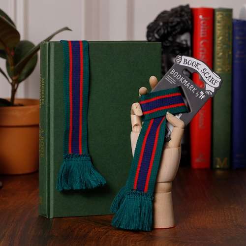 BOOK SCARF BOOKMARK CLASSIC COLOURS